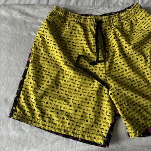 Clara8a Yellow Swim Shorts